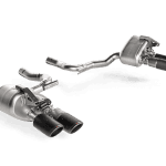 Akrapovic Slip-On Line Titanium Exhaust System with Carbon Fiber Tail Pipes for 971 Porsche Panamera