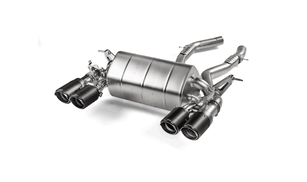 Akrapovic Slip-On Line Titanium Exhaust System with Carbon Fiber Tail Pipes for F82 and F83 BMW M4 with OPF, GPF