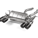 Akrapovic Slip-On Line Titanium Exhaust System with Carbon Fiber Tail Pipes for F82 and F83 BMW M4 with OPF, GPF
