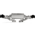 Akrapovic Slip-On Line Titanium Exhaust System with Carbon Fiber Tail Pipes for F90 BMW M5 and M5 Competition with OPF, GPF
