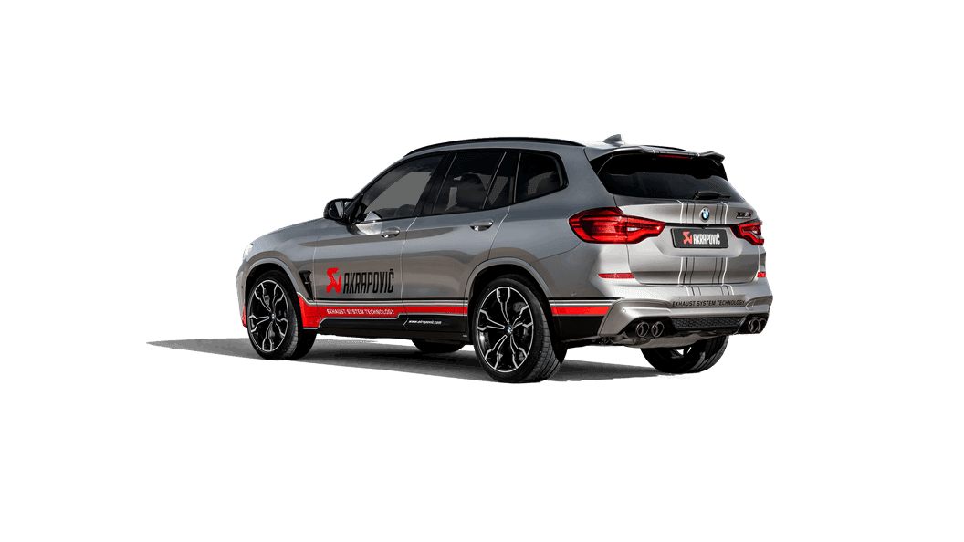 Akrapovic Slip-On Line Titanium Exhaust System for F98 BMW X4 M & X4 M ...