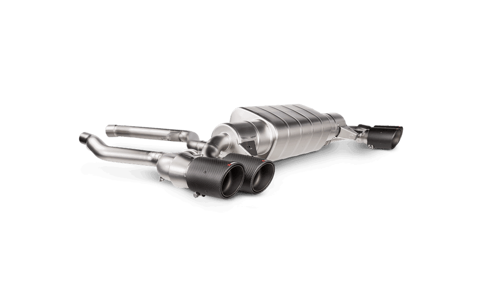 Akrapovic Slip-On Line Titanium Exhaust System with Carbon Fiber Tail Pipes for G22 and G23 BMW M440i