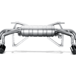 Akrapovic Slip-On Line Titanium Exhaust System with Carbon Fiber Tail Pipes for LP550-2 Lamborghini Gallardo Coupe