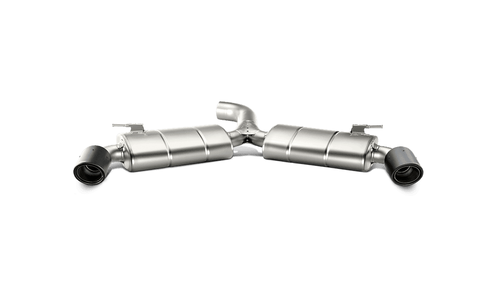 Akrapovic Slip-On Line Titanium Exhaust System with Carbon Fiber Tail Pipes for MK7 Volkswagen Golf GTI