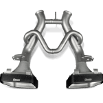 Akrapovic Slip-On Line Titanium Exhaust System with Carbon Fiber Tail Pipes for McLaren 650S and 650S Spider