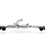 Akrapovic Slip-On Line Titanium Exhaust System with Carbon Fiber Tail Pipes for R35 Nissan GT-R