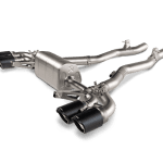 Akrapovic Slip-On Line Titanium Exhaust System with Carbon Titanium Tail Pipes for F91 and F92 BMW M8, M8 Competition