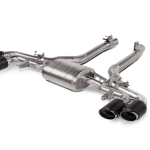 Akrapovic Slip-On Line Titanium Exhaust System with Carbon Titanium Tail Pipes for G05 BMW X5 M and X5 M Competition