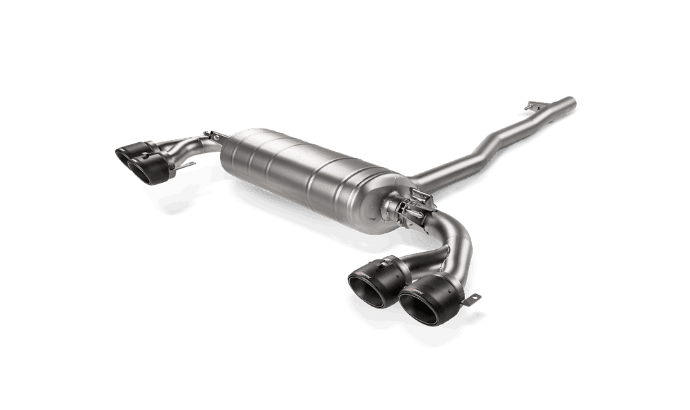 Akrapovic Slip-On Line Titanium Exhaust System with Carbon Titanium Tail Pipes for W177 Mercedes-Benz A35 AMG