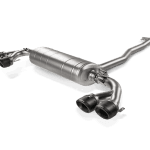 Akrapovic Slip-On Line Titanium Exhaust System with Carbon Titanium Tail Pipes for W177 Mercedes-Benz A35 AMG