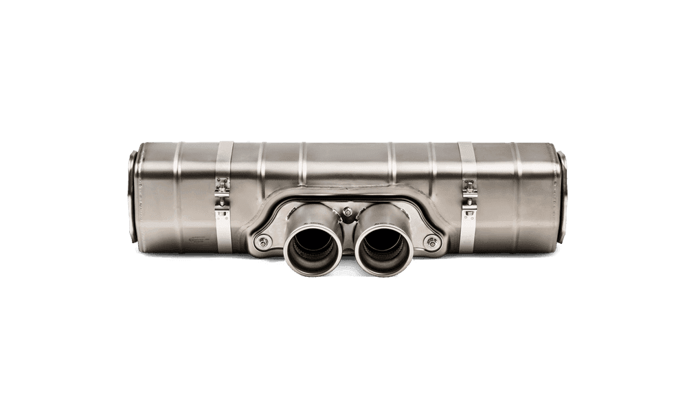 Akrapovic Slip-On Line Titanium Exhaust System with Titanium Tail Pipe for 991.2 Porsche 911 GT3 RS