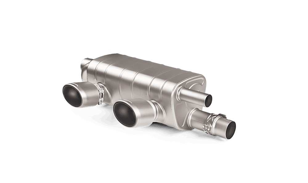 Akrapovic Slip-On Line Titanium Exhaust System with Titanium Tail Pipes for 991.2 Porsche 911 Carrera