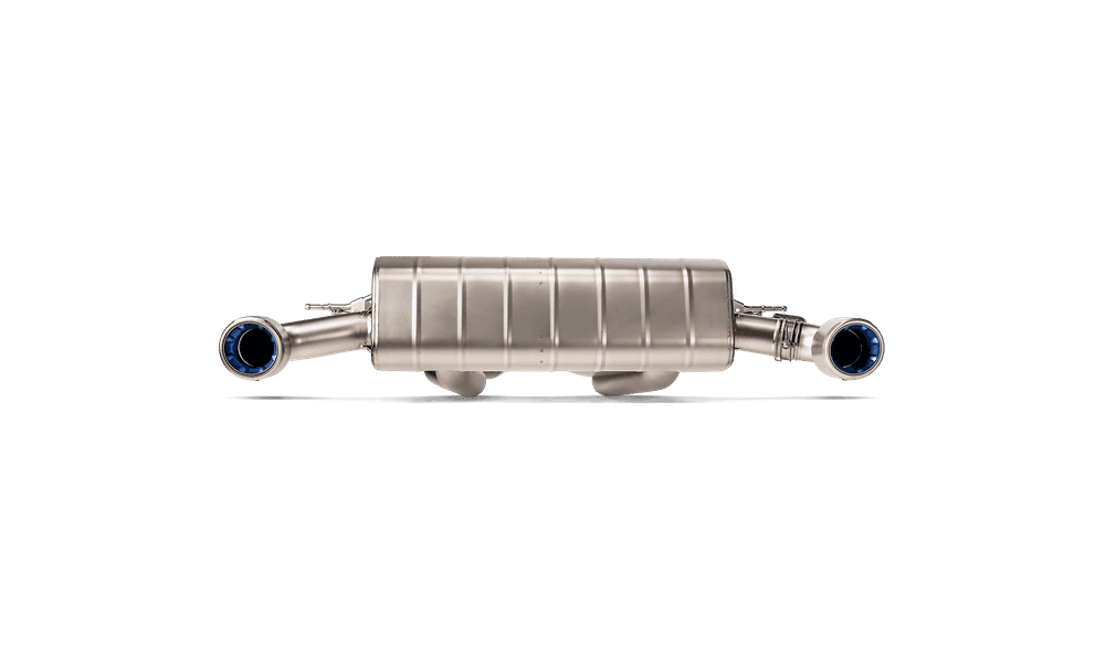 Akrapovic Slip-On Line Titanium Exhaust System with Titanium Tail Pipes for A90 Toyota Supra