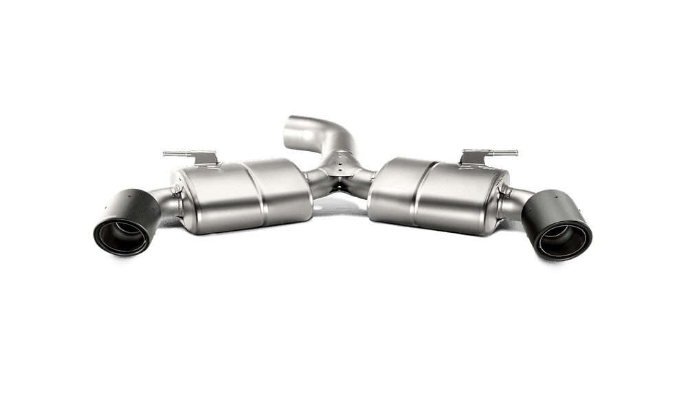 Akrapovic Slip-On Race Line Titanium Exhaust System with Carbon Fiber Tail Pipes for MK7 Volkswagen Golf GTI