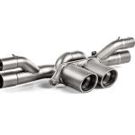 Akrapovic Slip-On Race Line Titanium Exhaust System with Titanium Tail Pipe Set for 991.2 Porsche 911 GT3 and GT3 Touring