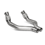 Akrapovic Titanium Link Pipe Set for C7 Audi RS6 Avant