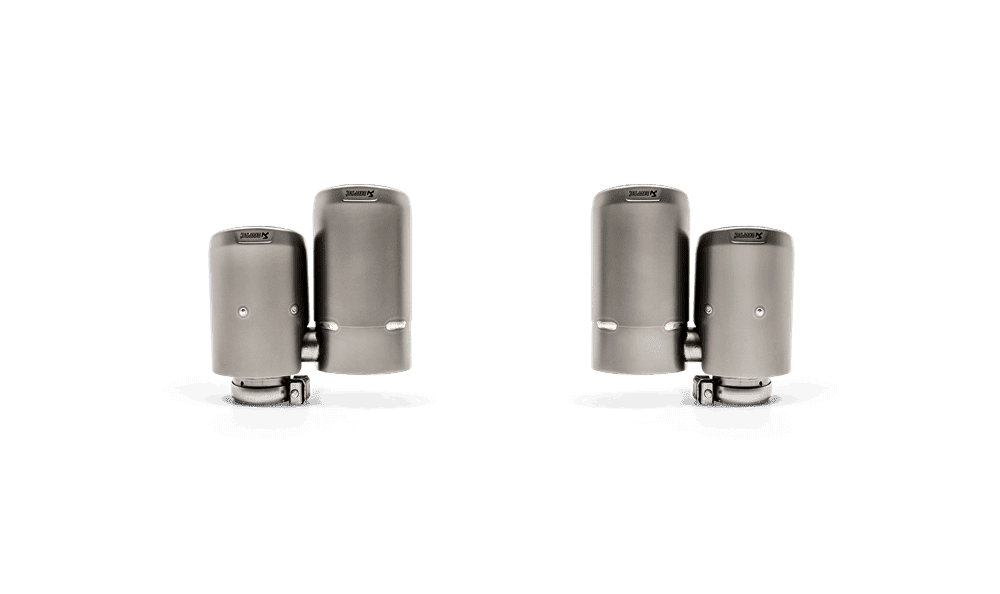 Akrapovic Titanium Tail Pipe Set for 971 Porsche Panamera Turbo S E-Hybrid