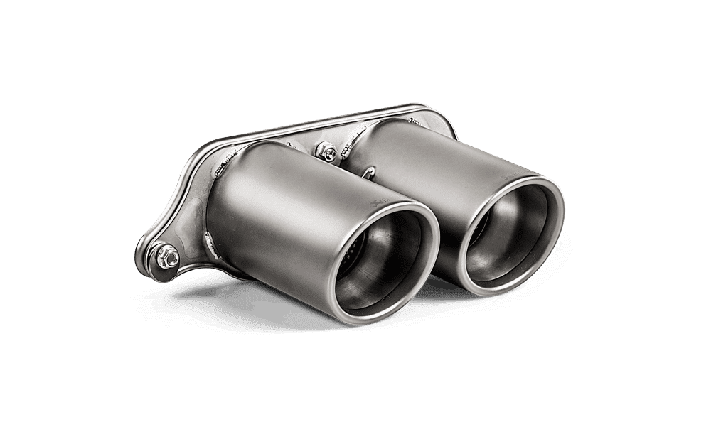 Akrapovic Titanium Tail Pipe Set for 991.2 Porsche 911 GT3 and GT3 Touring