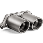 Akrapovic Titanium Tail Pipe Set for 991.2 Porsche 911 GT3 and GT3 Touring