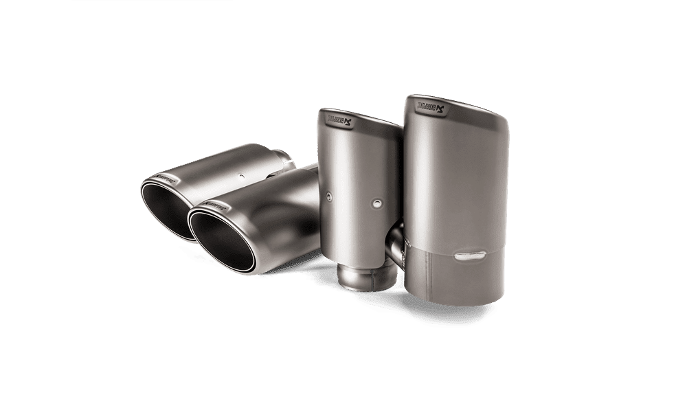 Akrapovic Titanium Tail Pipe Set for 9Y3 Porsche Cayenne with OPF, GPF