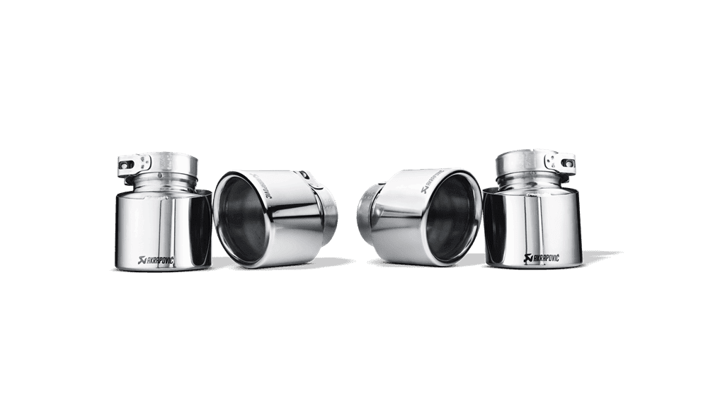 Akrapovic Titanium Tail Pipe Set for E70 BMW X5 M