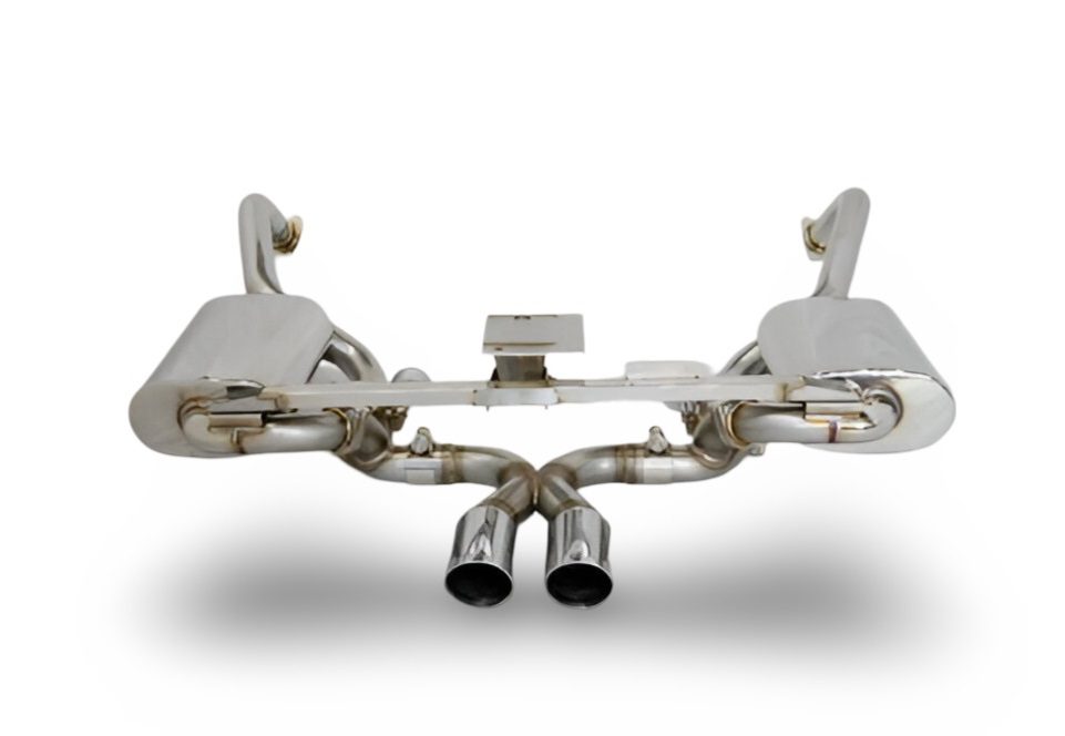 Kreissieg F1 Sound Valvetronic Exhaust System for 987.1 Porsche Boxster & Boxster S - Front View of System