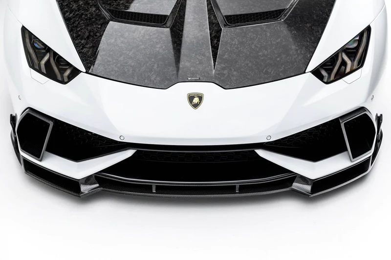 Vorsteiner Mondiale Edizione Carbon Fiber Aero Front Spoiler for LP 610-4 Lamborghini Huracan Installed