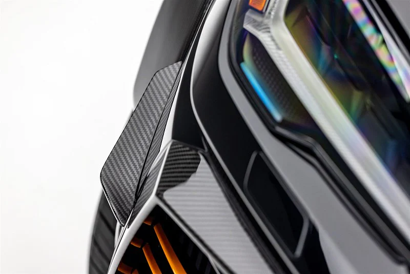 Vorsteiner Rampante Edizione Aero Carbon Fiber Canard for Lamborghini Urus Carbon Details, Installed