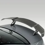 Vorsteiner VRS Carbon Fiber Aero Wing Blade for G80 BMW M3 Installed, Matte Black Uprights