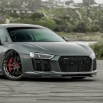 Vorsteiner VRS Carbon Fiber Front Spoiler for Type 4S Audi R8 Installed