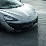 Vorsteiner VX Aero Front Bumper with Carbon Fiber Front Splitter for McLaren 570S Installed