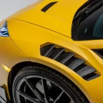 Vorsteiner Vicenza Edizione Aero Front Fenders with Forged Carbon Fiber Integrated Vents and Splash Shields for LP 640-4 Lamborghini Huracan Performante Installed