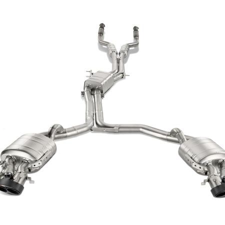 Akrapovic Evolution Line Titanium Exhaust System with Carbon Tailpipes for C7 Audi RS6 Avant [S-AU/TI/3H]