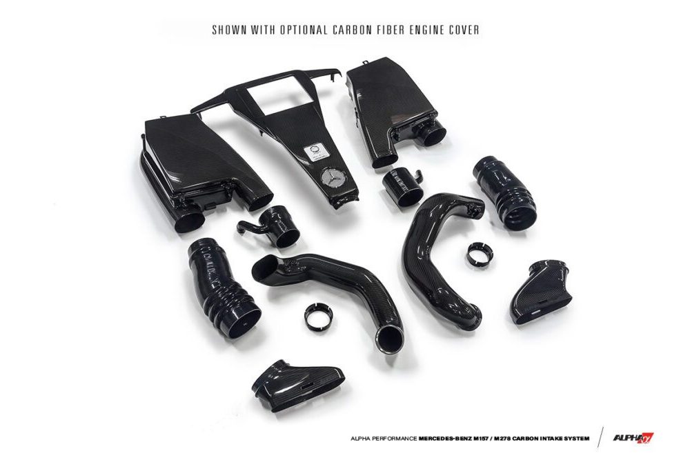 AMS Performance Carbon Fiber Intake System for C218 Mercedes-Benz CLS Class and W212 E Class