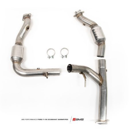 AMS Performance Street Downpipes for P552 Ford F-150 EcoBoost