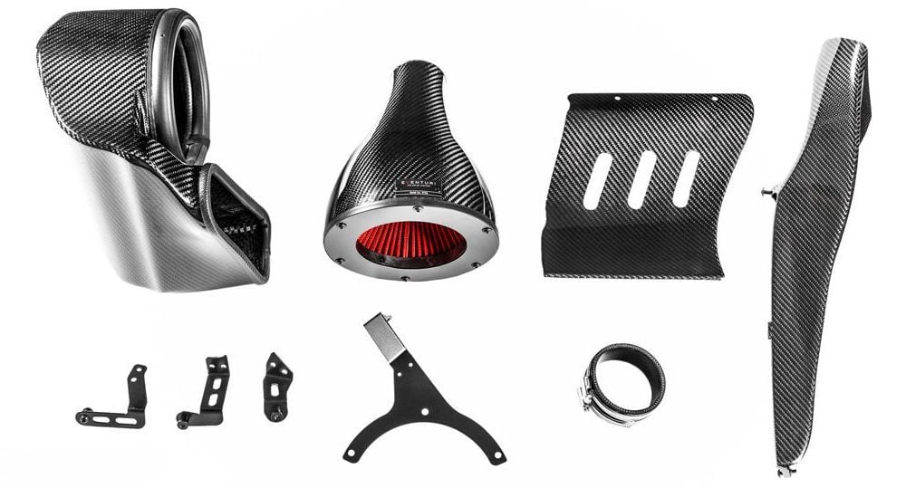 Eventuri Black Carbon Fiber Intake System w/ Secondary Duct for B9 Audi RS4 and RS5