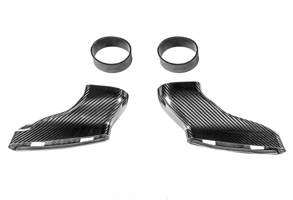 Eventuri Black Carbon V2 Duct Upgrade Kit for W205 Mercedes-Benz C63 AMG and C63S AMG