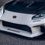 Liberty Walk lb★nation Front Bumper for ZD8 Subaru BRZ / ZN8 Toyota GR86 Installed on White GR86