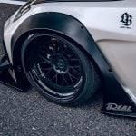 Liberty Walk lb★nation Front Exchange Fenders for ZD8 Subaru BRZ / ZN8 Toyota GR86 Installed on White GR86