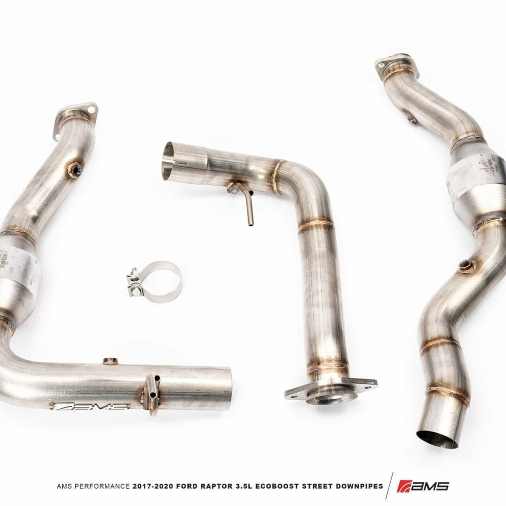 AMS Performance Street Downpipes for P552 Ford F-150 Raptor
