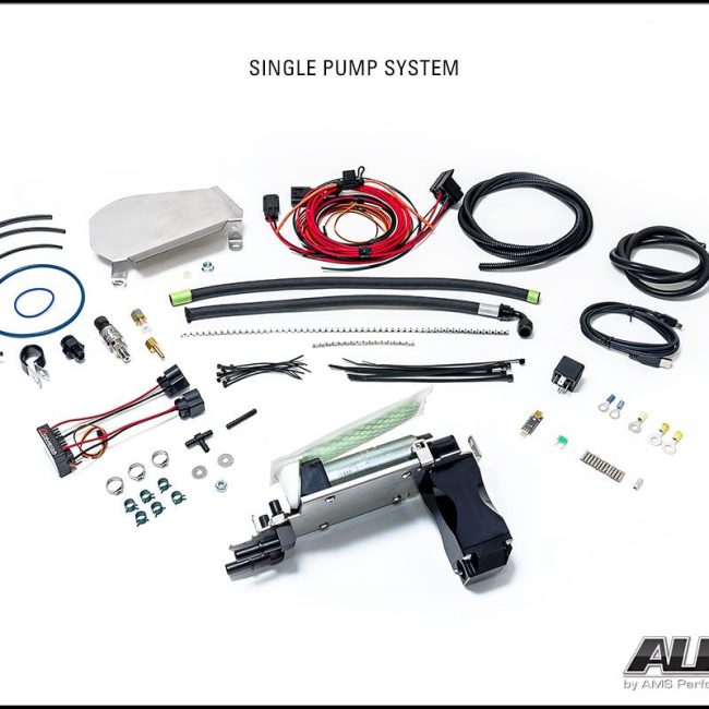 AMS Performance Omega Brushless Single Fuel Pump System R35 Nissan GT-R ...