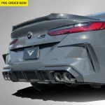 Vorsteiner VRS Aero Rear Bumper Carbon Fiber Eye Brows for F91 / F92 / F93 BMW M8 Installed