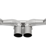 Soul Performance Center Muffler Bypass Exhaust with Satin Black Tips for 991 Porsche 911 GT3 / GT3 RS