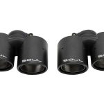 Soul Performance Bolt-On Carbon Fiber Exhaust Tips for 997.2 Porsche 911 Carrera