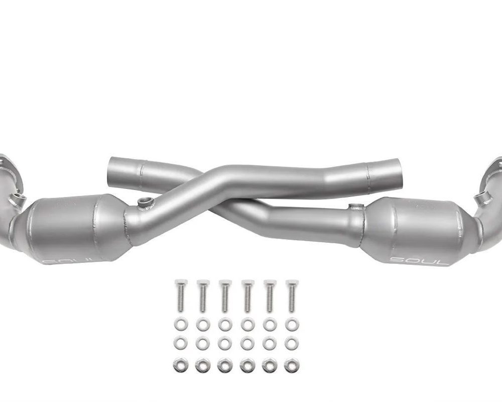 Soul Performance Sport Catalytic Converters for 996 Porsche 911 Carrera Packing List