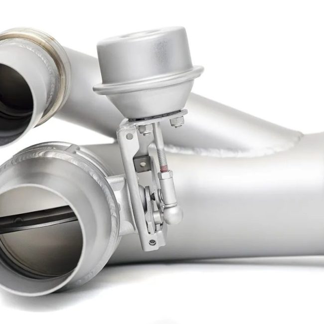 thumbnail image 2 of Rev9 Valved Side Muffler Bypass Pipe For Porsche 911 991 GT3 RS 911R 2014-2019 – Pair 2 of 6