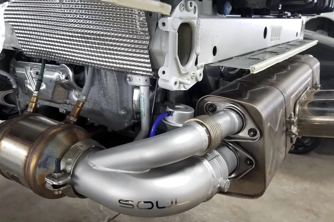 Fabspeed Porsche 991 GT3 / GT3 RS Side Muffler Bypass Pipes (2014-2016 Fabspeed Porsche 991 GT3 / GT3 RS Side Muffler Bypass Pipes (2014-2016