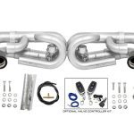 Soul Performance Valved Performance Exhaust System with Carbon Fiber Tips for 991.1 Porsche 911 Carrera / GTS / S with Valve Controller