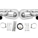 Soul Performance Valved Performance Exhaust System with Black Chrome Tips for 991.1 Porsche 911 Carrera / GTS / S