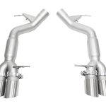 Soul Performance Resonated Muffler Bypass Exhaust with Brushed Tips for F06 / F12 / F13 BMW M6